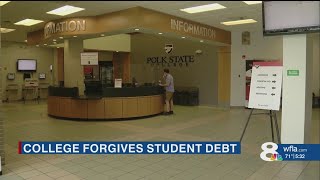 Polk State College cancels 12 million in student debt for nearly 1300 students [upl. by Nayve200]