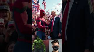 Marvel Superheroes and President Trump marvel shorts Avengers [upl. by Leonardo]