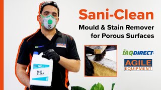 SaniClean  Remove Mould from Timber amp Porous Materials Powerful Disinfectant [upl. by Enoid]