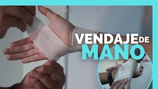 ✅Como HACER un VENDAJE DE MANO  TUTORIAL  ENFERMERIA [upl. by Pomeroy]