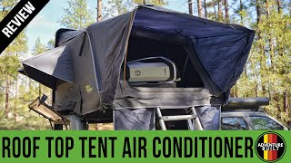 CAN YOU AIR CONDITION A ROOF TOP TENT  ZERO BREEZE MARK 2 REVIEW FOR OVERLANDING [upl. by Aneej]