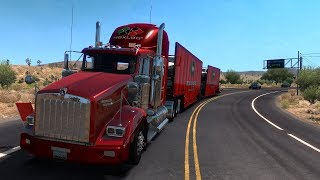 Madrina  Nodriza  Kenworth T800  Doble Remolque  Transportando Vehículos a Puerto San Carlos [upl. by Cory316]