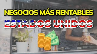 🤑 Descubre los Negocios Más Rentables en Estados Unidos 2024 [upl. by Suelo]