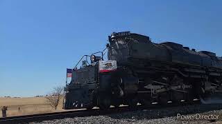 Chasing UP Big Boy 4014 from Oroville CA to Roseville CA [upl. by Adolphe145]