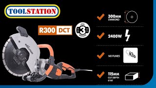 Introducing the Evolution R300DCT Powerful 300mm Electric Disc Cutter amp Diamond Blade  Toolstation [upl. by Aennyl995]