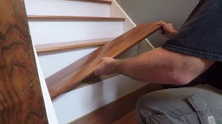 How To Install Prefinished RetroFit Stair Treads from StairTreadscom [upl. by Shuping]