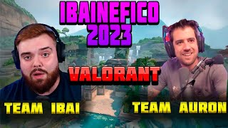 IBAINÉFICO 2023  VALORANT TEAM IBAI vs TEAM AURON partida completa LOTUS nuevo mapa [upl. by Atnuahsal]