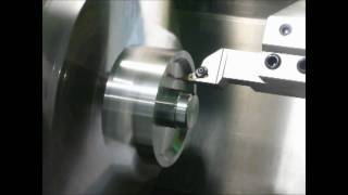 25 Degree Turning System Finish Face Profiling from Mitsubishi Materials [upl. by Anizor]