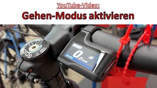 Schiebehilfe aktivieren beim Shimano EP8 Display [upl. by Akihsan]