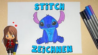 Stitch einfach malen für Kinder  ab 8 Jahren  Malen mit Evi  deutsch [upl. by Gretel]