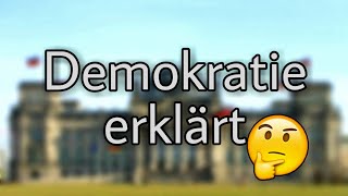 DEMOKRATIE einfach erklärt 🤔  Politik [upl. by Leonie]