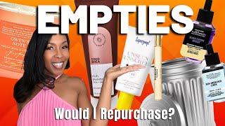 SUMMER EMPTIES  Products I used Up  Would I Repurchase These [upl. by Nahtam209]