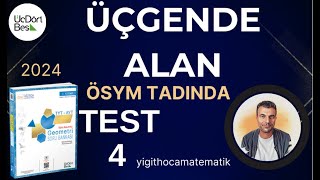 ÜÇGENDE ALAN  ÖSYM 4  345 TYT  AYT GEOMETRİ SB [upl. by Raeann]