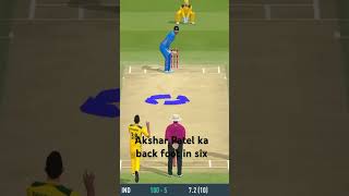 Akshar Patel ka back foot main six rap [upl. by Allez804]