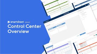 Drive consistency and visibility across projects with Smartsheet Control Center [upl. by Yonatan835]