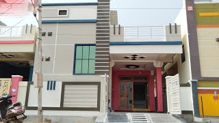 25 x 50 east facing 2bhk house plan with real walkthrough  3 cents plan  single storey [upl. by Mar]