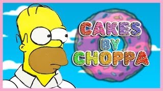 Homer Simpson Cake How To [upl. by Robbi]