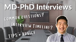 How to Ace MDPhD Interviews [upl. by Anilatac]