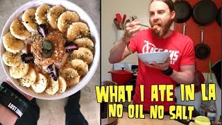 What I Ate Today on No Oil No Salt Diet VEGAN [upl. by Xel]