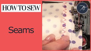 How to Sew and Finish a Seam [upl. by Matless]