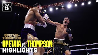 Jai Opetaia vs Jordan Thompson  Fight Highlights [upl. by Sitoeht193]