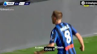 Mario Pasalic Goal Atalanta Vs Udinese 11 All Goals Analysis amp Extended Highlights [upl. by Nerraf]