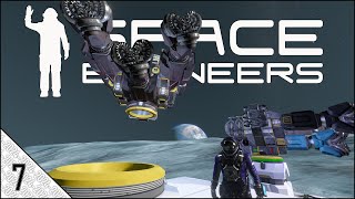 Space Engineers Survival Episode 7  Automated Mining Ships and Refining Outpost 2024 [upl. by Kussell]