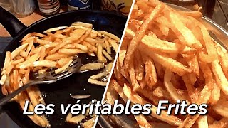 Comment réussir de vraies Frites traditionnelles à la maison [upl. by Coombs]