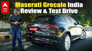 Maserati Grecale India Review amp Test Drive  ABPLIVE [upl. by Saidel]