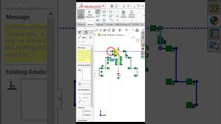 Solidworks Dynamic Mirror Tool Sketch Mode [upl. by Llij]