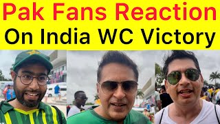 Pak fans reaction on INDIA World Cup victory  Pakistan team should learn from Indian players [upl. by Volny]