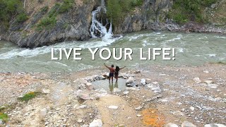 We found a natural hot spring in Idaho  Kirkham Hot Springs [upl. by Nonnahs]