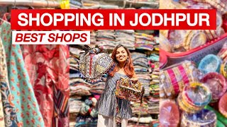 SHOPPING IN JODHPUR  Best of Jodhpur Markets on a budget [upl. by Merritt]