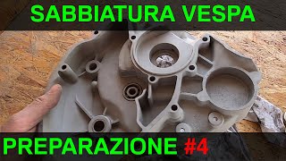 SABBIATURA BLOCCO MOTORE VESPA [upl. by Nsaj]