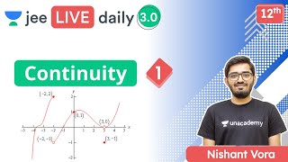 JEE Continuity L1  Unacademy JEE  JEE Maths  Nishant Vora [upl. by Jarrett]