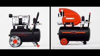 Compressore EcoSilent by VINCO  solo 59db  serbatoio 24 litri [upl. by Shore]