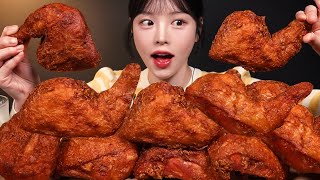 SUB겉바속촉 후라이드 통다리 치킨 먹방🍗 옛날통닭 생맥주까지 치맥 꿀조합 리얼사운드 Fried Chicken Legs Mukbang Asmr [upl. by Emmery334]