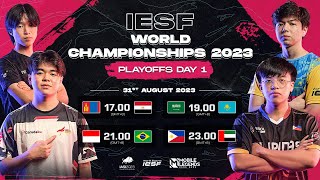 🔴 LIVE  Playoffs Day 1  IESF World Championship 2023 ENG [upl. by Powel]