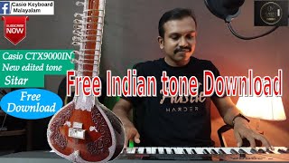 Casio ctx9000in free indian tone download  Latest tone Sitar  Ctx8000 indian tone free download [upl. by Gunar904]