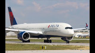 Delta Airlines Airbus A350900 Flight DL26  Seoul South Korea 🇰🇷 To Atlanta Georgia 🇺🇸 [upl. by Whitney]