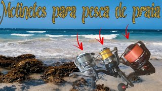 MOLINETES PARA PESCA DE PRAIA  Molinetes SURFCASTING Bons e Baratos para sua Pescaria De Praia [upl. by Yllop]