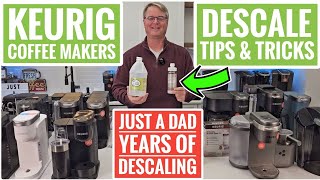 Tips amp Tricks to Descaling Keurig Coffee Makers I Have Descaled Every Keurig [upl. by Delwin]