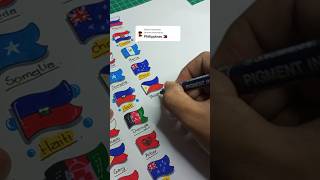 Philipines 🇵🇭 flags shorts ytshorts youtubeshorts [upl. by Erelia]