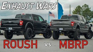 F150 ROUSH versus MBRP Exhaust  Best F150 Exhaust [upl. by Aisinut]