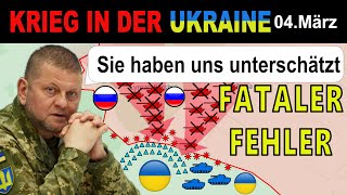 04MÄRZ AUTSCH  Russischer Flankenangriff SCHEITERT KLÄGLICH  UkraineKrieg [upl. by Elurd216]