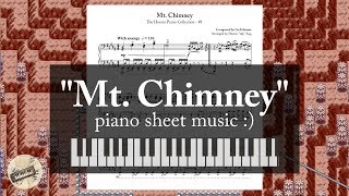 quotMt Chimneyquot from quotPokémon RSEquot  Piano Sheet Music D [upl. by Kentigera]