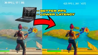 THE BEST FORTNITE FPS GUIDE FOR MORE FRAMESFOR LAPTOPSDESKTOPS [upl. by Ennairam]