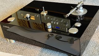 Yamaha GT5000 Turntable M5000 Amp and C5000 Preamp HIFI system [upl. by Persis96]