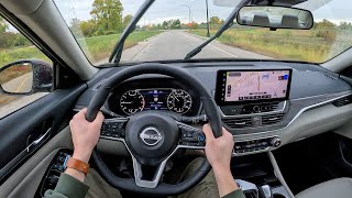 2024 Nissan Altima 25 SL AWD  POV Test Drive Binaural Audio [upl. by Reivax]