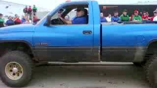 Wyotech Blairsville Dodge Ram Diesel out pulls Old School Ford [upl. by Gainor204]